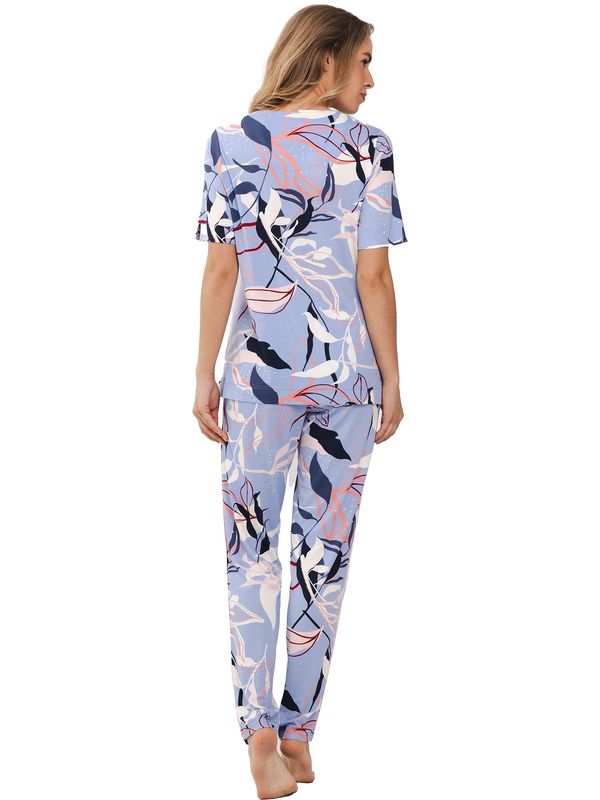 Pastunette pyjama -  Blauw combinatie