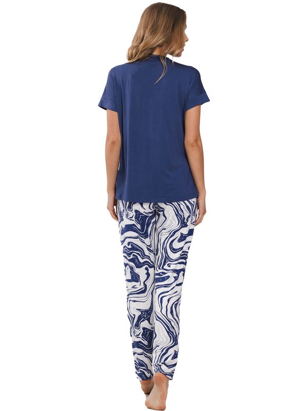 Pastunette pyjama - Blauw combinatie
