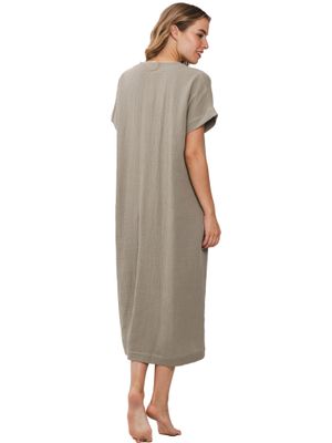 Pastunette lange jurk - Khaki