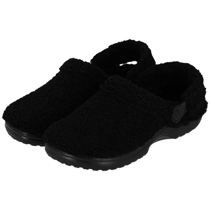 Apollo dames pantoffel - zwart