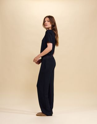 Essenza t-shirt - navy/antraciet