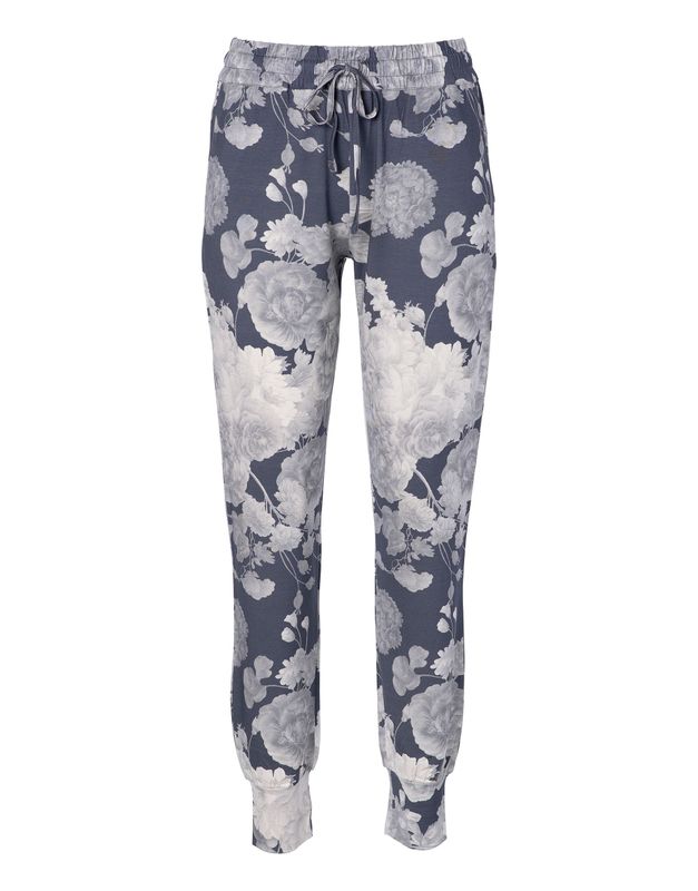 Essenza lange broek -bleu combinatie