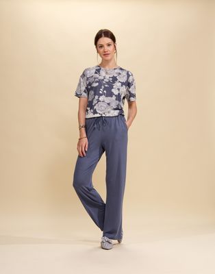 Essenza lange broek- bleu/antraciet