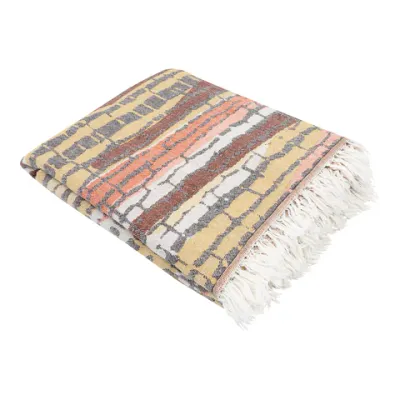 ZusenZomer hammamdoek - Bruin combinatie