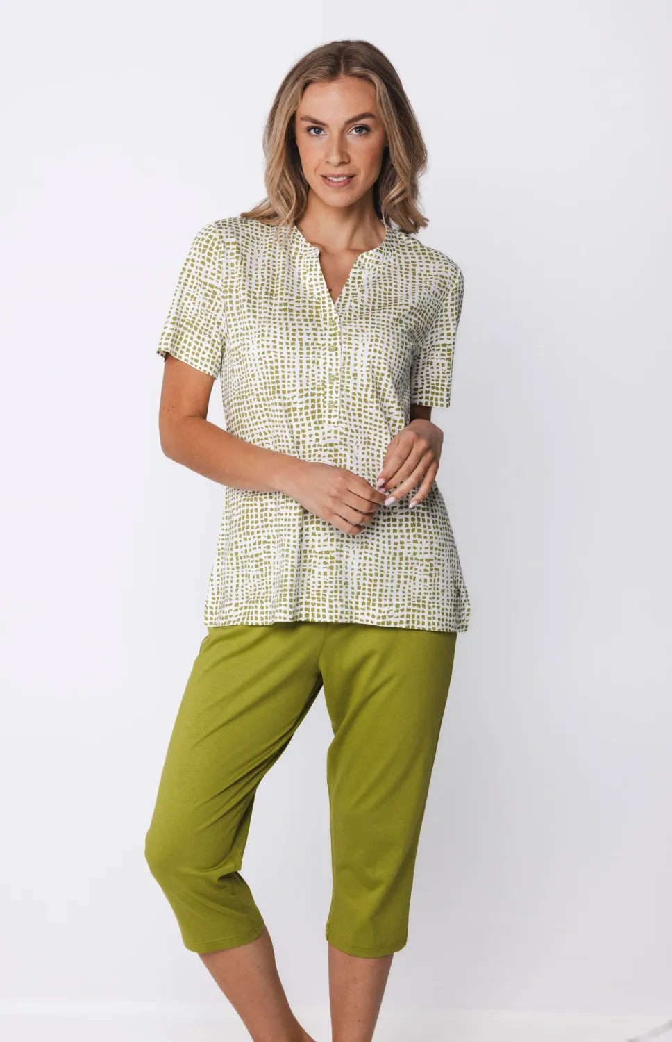 Pastunette pyjama - olijf green