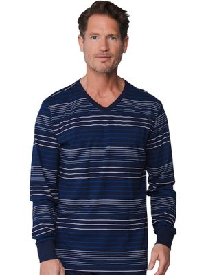 Pastunette shirt lange mouw - navy streep