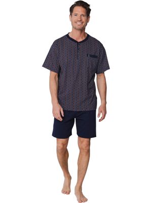 Robson heren shortama - navy combi Robson heren shortama - navy combi