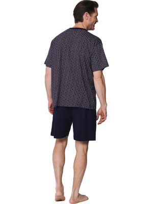 Robson heren shortama - navy combi