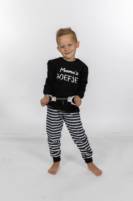 Kinderpyjama Mama's Boefje- zwart