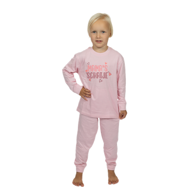 Kinderpyjama "Mama's Schatje"- rose Kinderpyjama "Mama's Schatje"- rose
