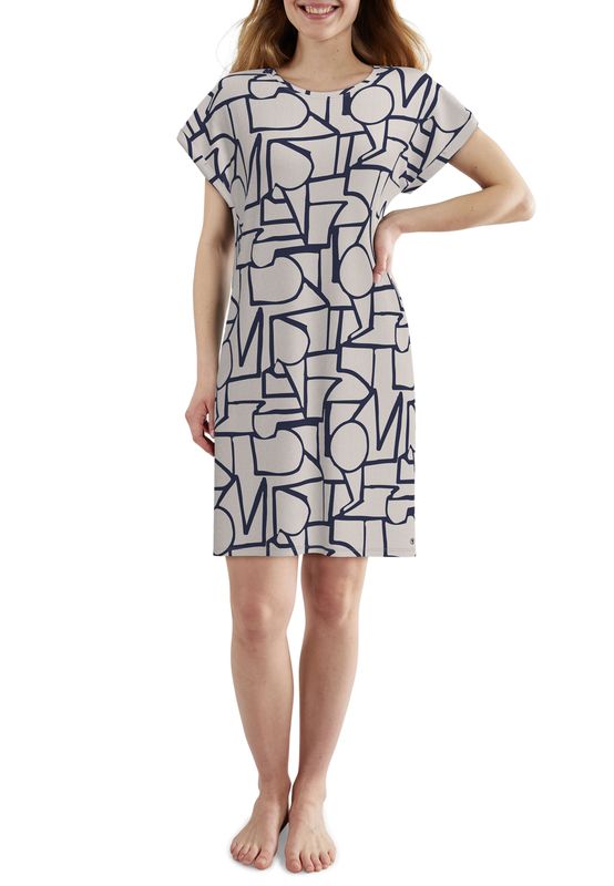 Tom Tailor nachthemd - ecru/navy