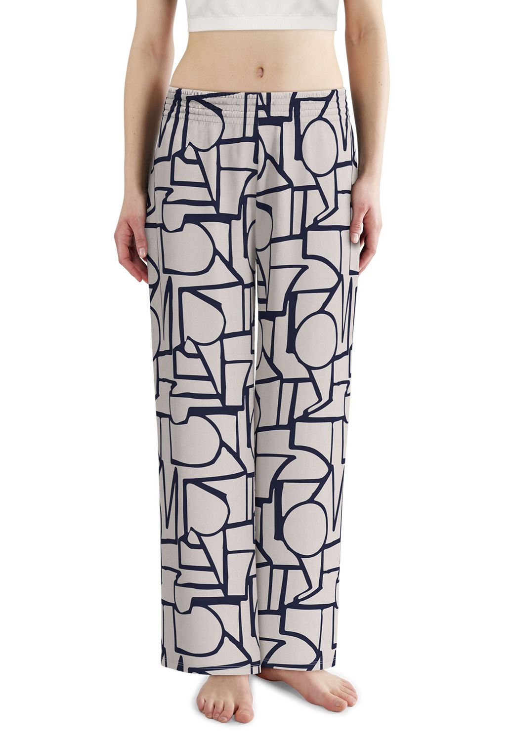 Tom Tailor lounge broek - ecr/navy