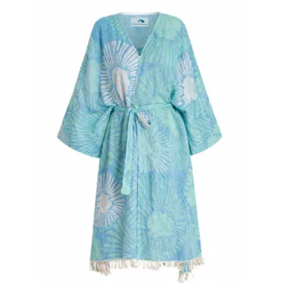 ZusenZomer Kimonodress- Alya- mint