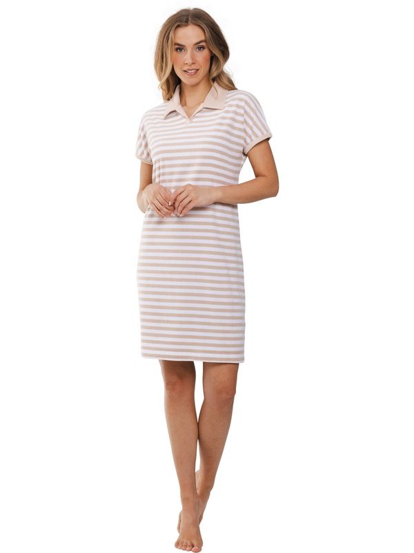 Pastunette huisjurk-nachthemd -beige
