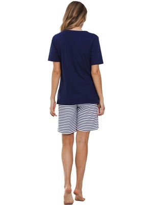 Pastunette shortama - navy combi