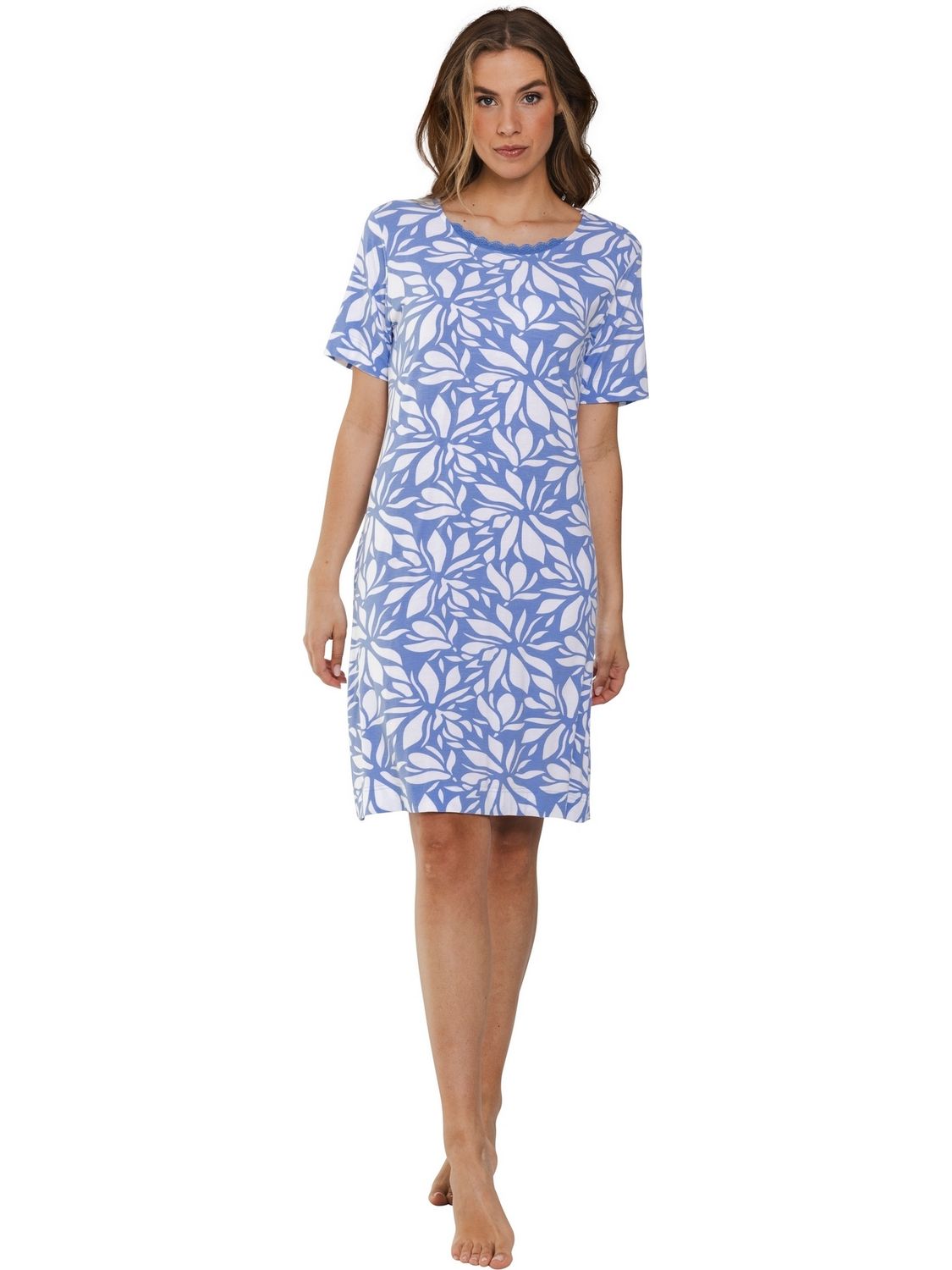 Pastunette nachthemd - bleu combinatie