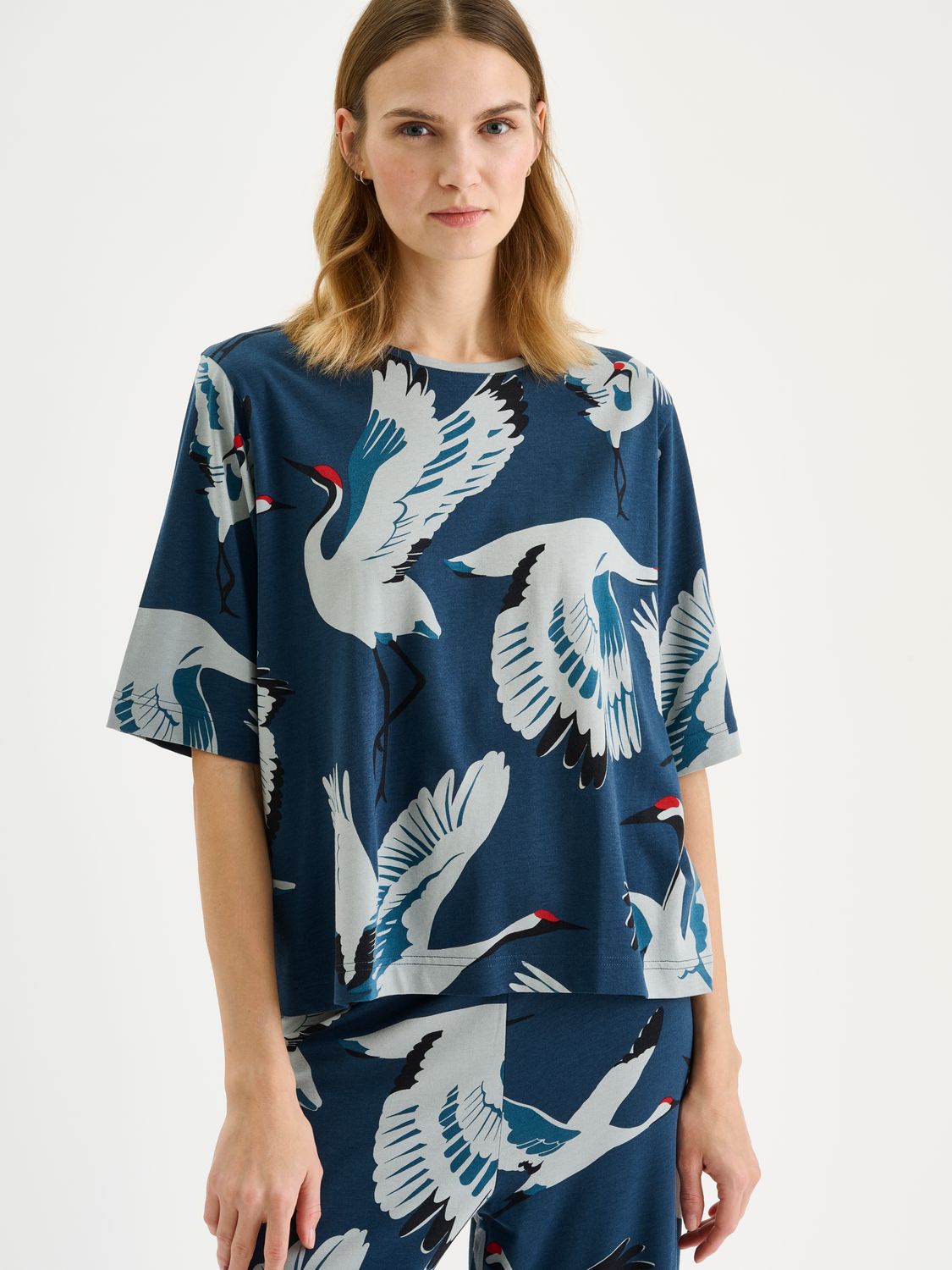 Nanso top - bleu print