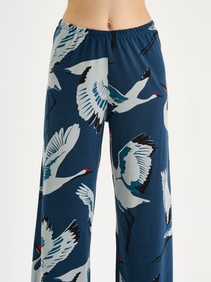 Nanso lange broek - bleu print