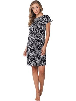 Pastunette jurkje - black print