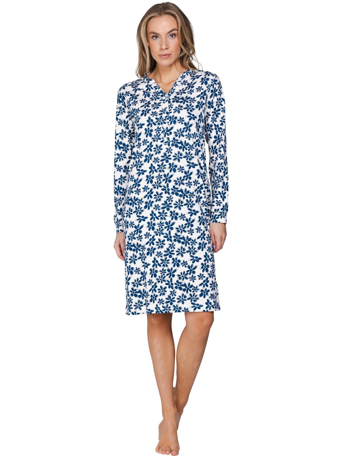 Pastunette nachthemd -navy combi