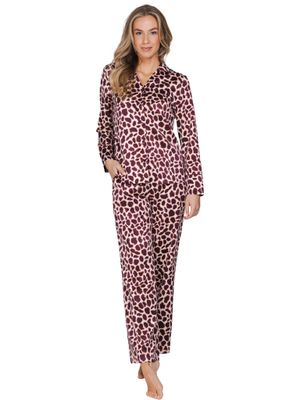 Pastunette pyjama - Bruin combinatie