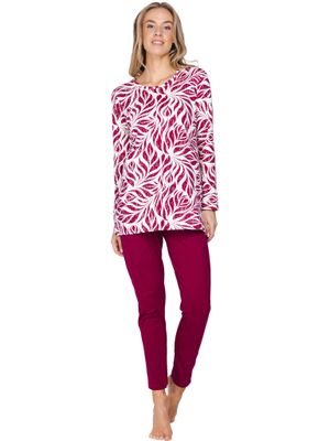Pastunette pyjama - bordo combi