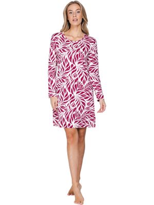 Pastunette nachthemd -bordo combi