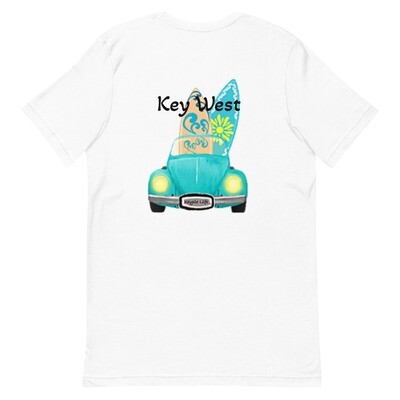 Keysie Life Surf Short-Sleeve Unisex T-Shirt Key West