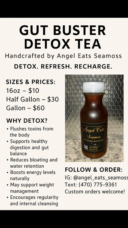 Gut Buster Detox Tea 2/20