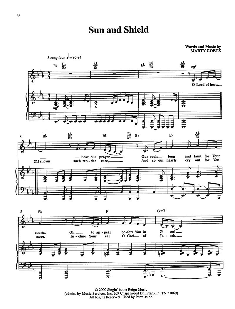 Sun and Shield - Digital Sheet Music Download