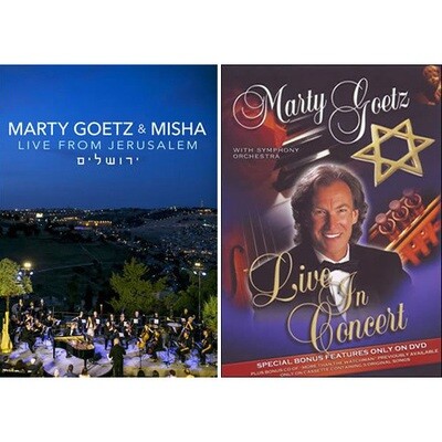 1 Live From Jerusalem DVD and 1 Live in Concert DVD Combo