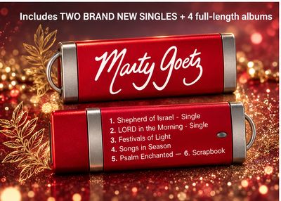 Digital Music Flash Drive (Shepherd of Israel &amp; Lord in the Morning - SINGLES + 4 ALBUMS: Festivals, Songs in Season, Psalm, Scrapbook)