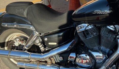Breezy Ryder for the Honda Shadow one piece two-up seat
