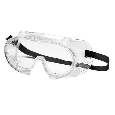 Protective Safety Goggles with Elastic Strap - 20 pcs