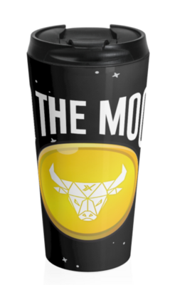 WENXT to the Moon Stainless Steel Travel Mug