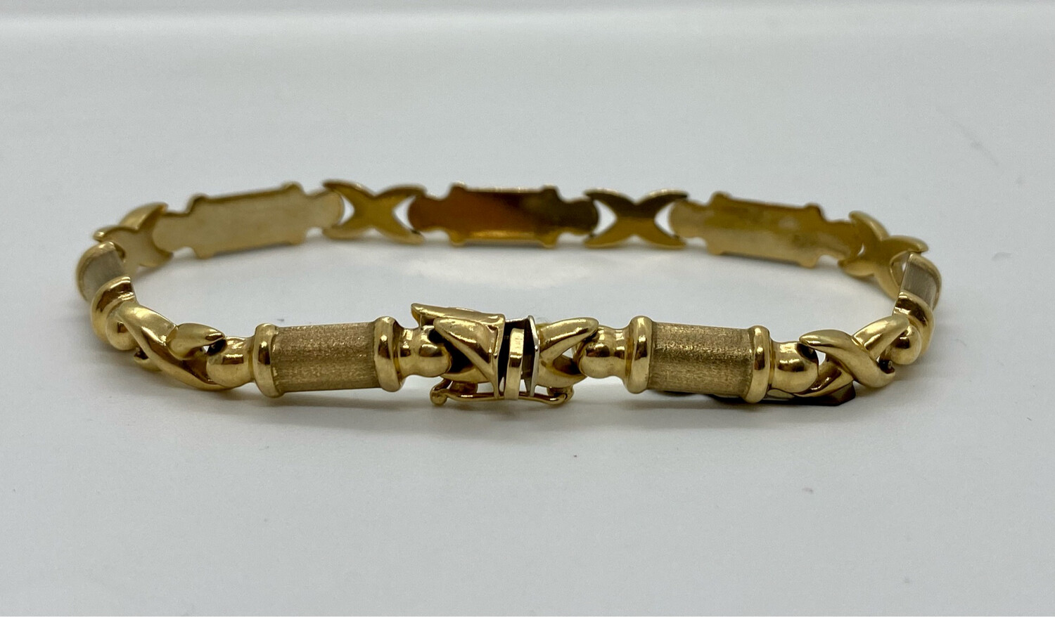 9ct Yellow Gold Fancy Link Bracelet