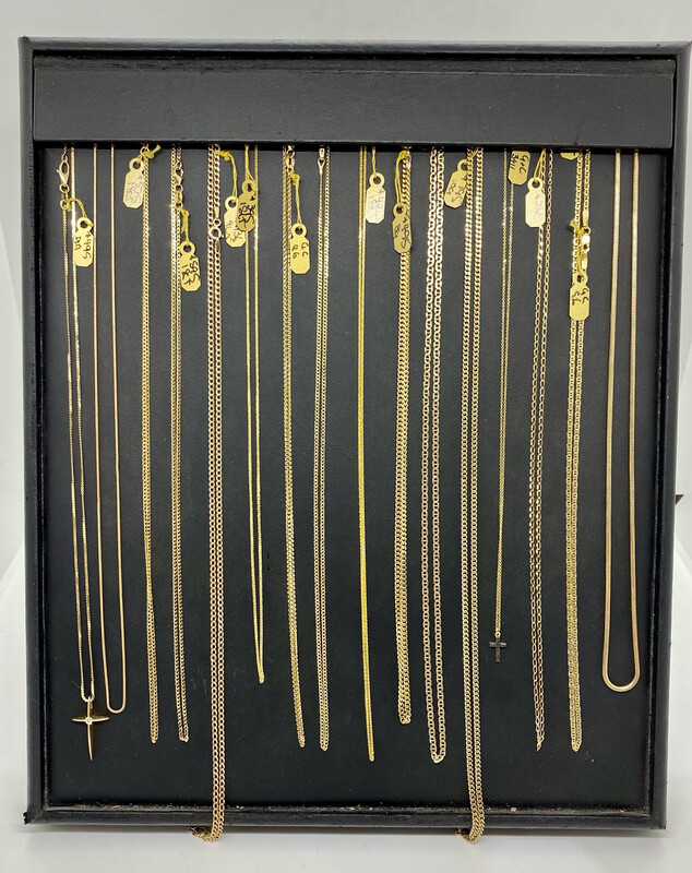 Fine Chains 9ct, 14ct, 18ct Yellow Gold
