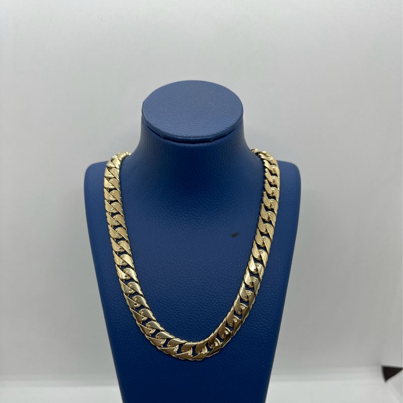 9ct Yellow Gold Single Link Chain