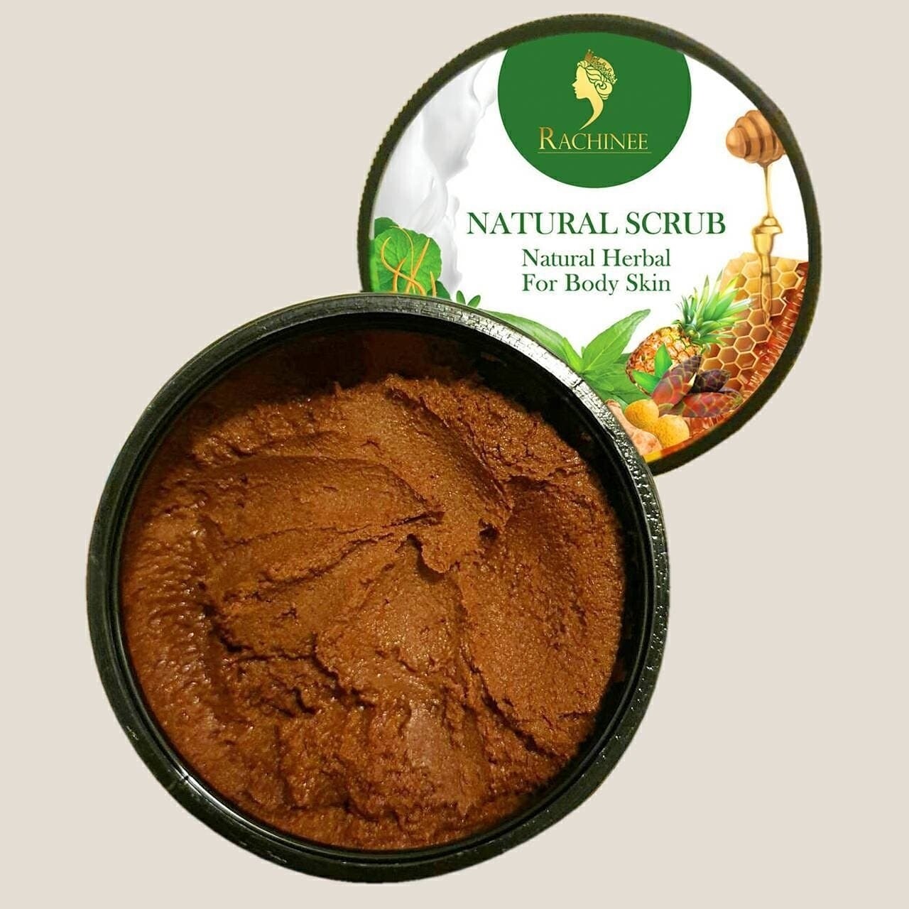 Rachinee Natural Scrub สครับขัดผิวสมุนไพร
