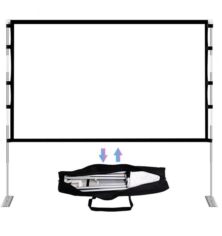 120inch simple indoor screen rentals