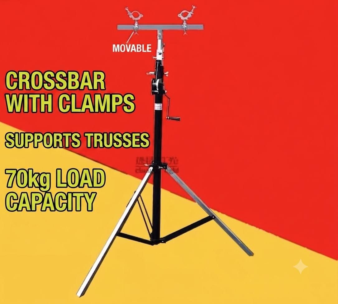 可升降三聯支架 light stand｜最高4. 5米承重70kg