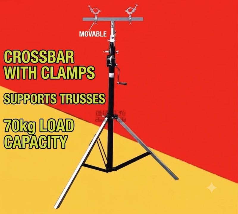 可升降三聯支架 light stand｜最高4. 5米承重70kg