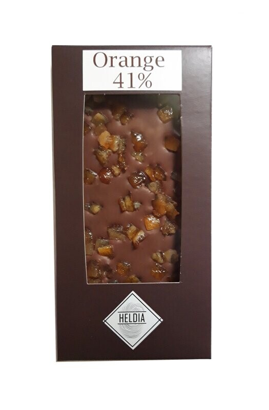 Tablette gourmande lait/orange