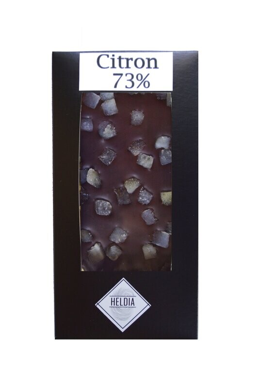 Tablette gourmande noire/citron