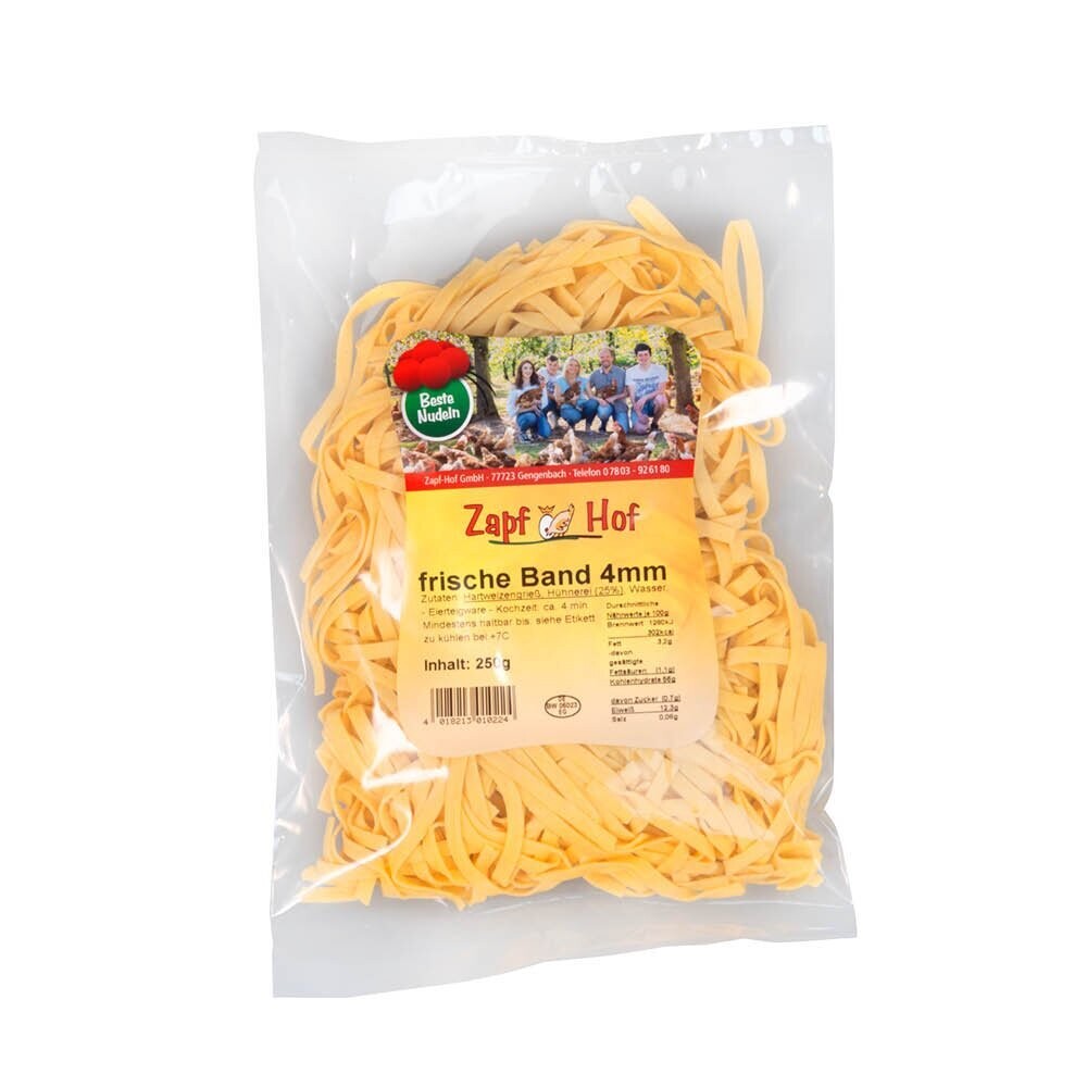 frische Bandnudeln 4mm