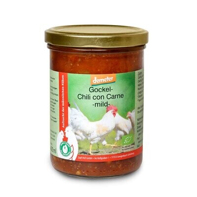 Bio-Demeter Gockel Chilli con Carne (mild)