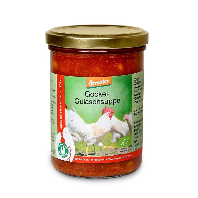 Bio-Demeter Gockel-Gulaschsuppe Bio-Demeter Gockel-Gulaschsuppe