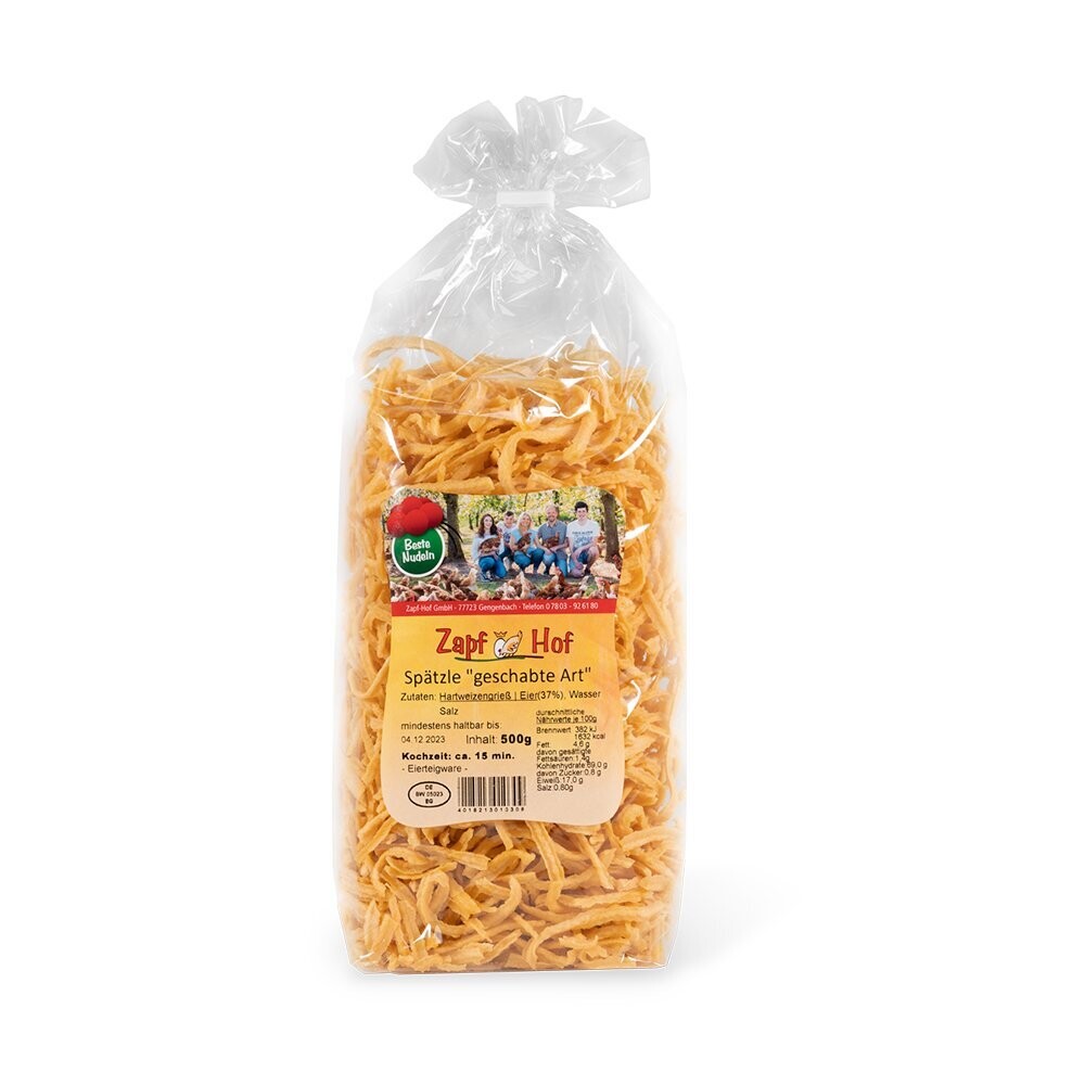 geschabte Spätzle