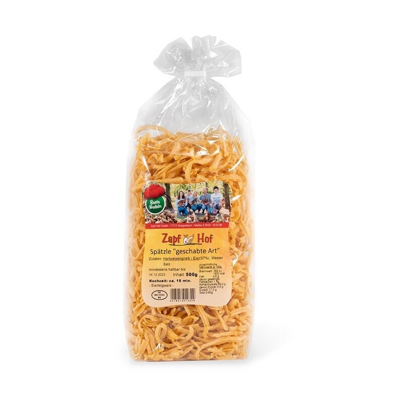 geschabte Spätzle