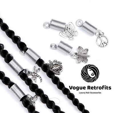 Silver Pendent Spring Coils
